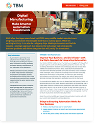 Manufacturing Automation Improves Productivity